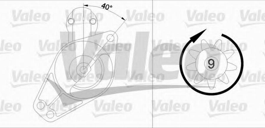 Valeo 455573 - Стартер autocars.com.ua