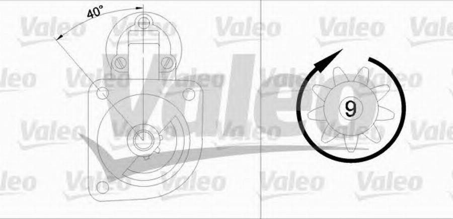 Valeo 455617 - Стартер autodnr.net