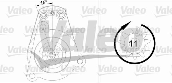 Valeo 455620 - Стартер autodnr.net