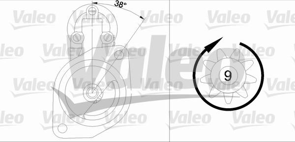 Valeo 455686 - Стартер avtokuzovplus.com.ua