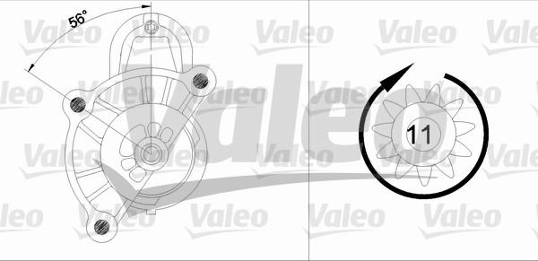 Valeo 455691 - Стартер autocars.com.ua