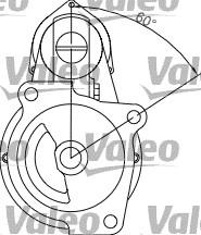 Valeo 455702 - Стартер autocars.com.ua