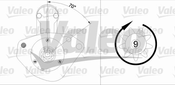 Valeo 455744 - Стартер autodnr.net