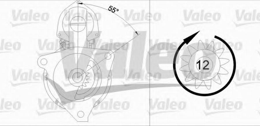 Valeo 455750 - Стартер autodnr.net