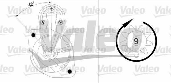 Valeo 455881 - Стартер avtokuzovplus.com.ua