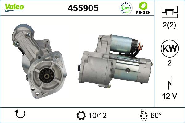 VALEO 455905 - Стартер autocars.com.ua