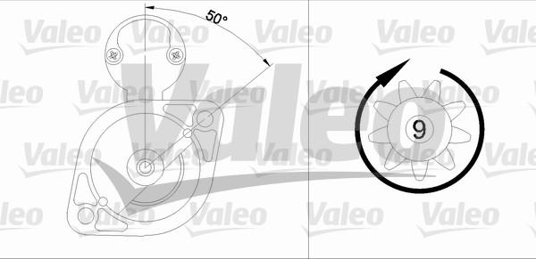 Valeo 455908 - Стартер autocars.com.ua