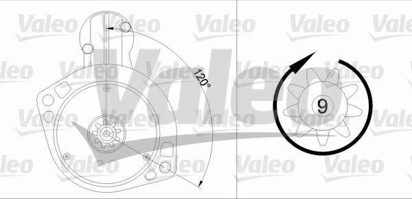 Valeo 455912 - Стартер autocars.com.ua