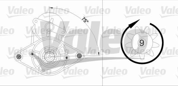 Valeo 455923 - Стартер avtokuzovplus.com.ua