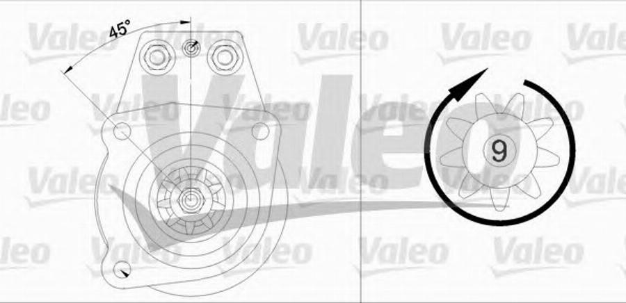 Valeo 455926 - Стартер autodnr.net