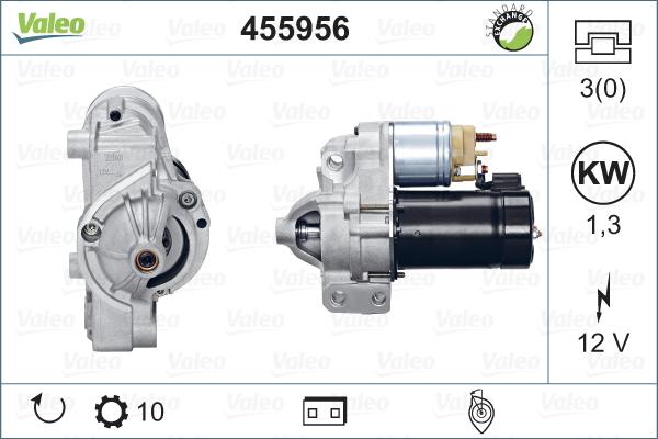 Valeo 455956 - Стартер autocars.com.ua