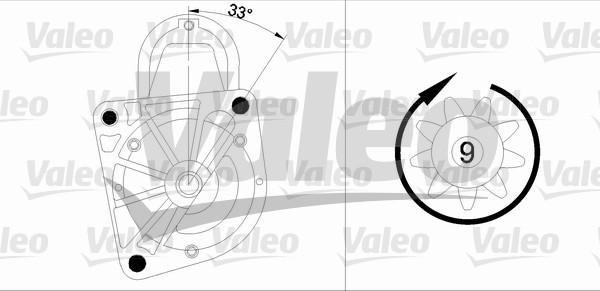 Valeo 455958 - Стартер avtokuzovplus.com.ua