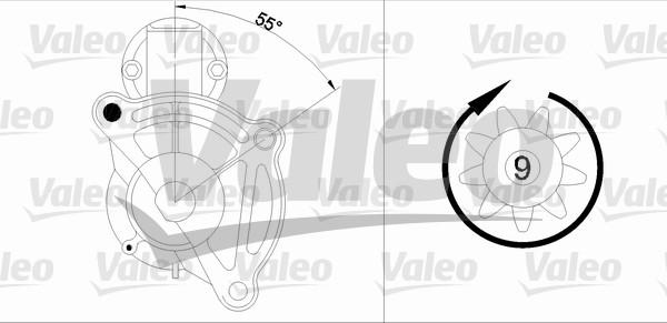 Valeo 455962 - Стартер autocars.com.ua