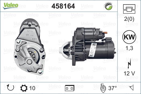 Valeo 458164 - Стартер avtokuzovplus.com.ua