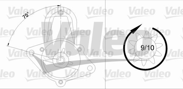 Valeo 458188 - Стартер avtokuzovplus.com.ua