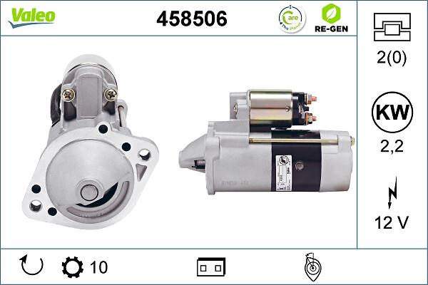 VALEO 458506 - Стартер autocars.com.ua