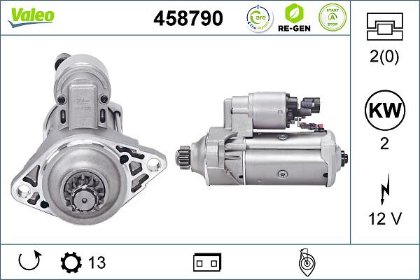 VALEO 458790 - Стартер autocars.com.ua