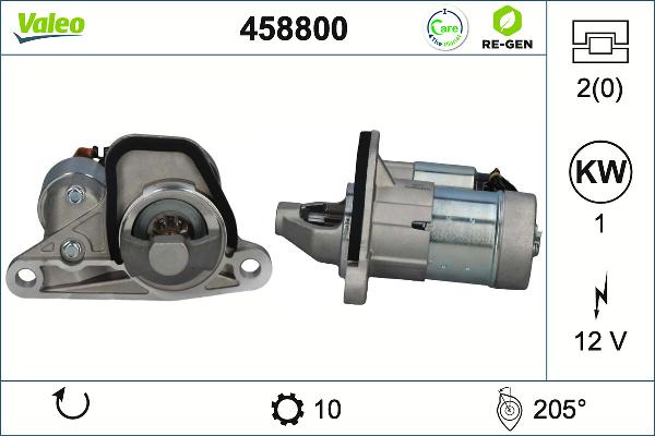 VALEO 458800 - Стартер autocars.com.ua