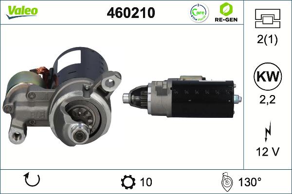 VALEO 460210 - Стартер autocars.com.ua