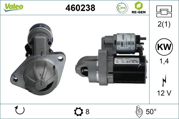 VALEO 460238 - Стартер autocars.com.ua