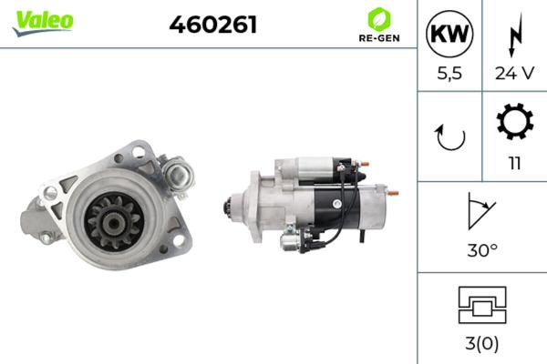 VALEO 460261 - Стартер autocars.com.ua