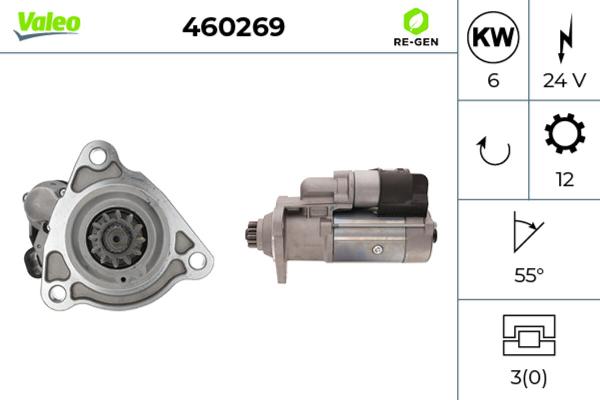 VALEO 460269 - Стартер autocars.com.ua