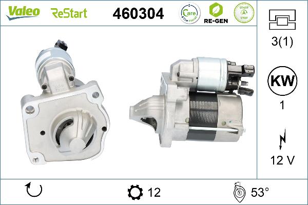 VALEO 460304 - Стартер autocars.com.ua