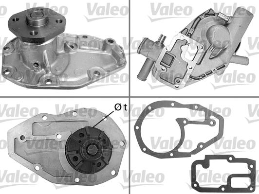 Valeo 506041 - Водяной насос avtokuzovplus.com.ua