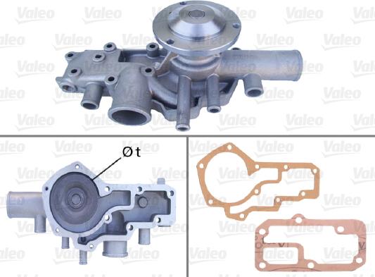 Valeo 506043 - Водяной насос autodnr.net