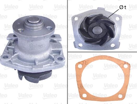 Valeo 506063 - Водяний насос autocars.com.ua