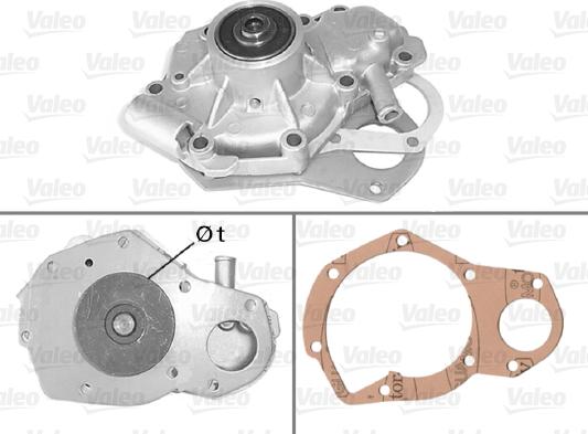 Valeo 506076 - Водяний насос autocars.com.ua