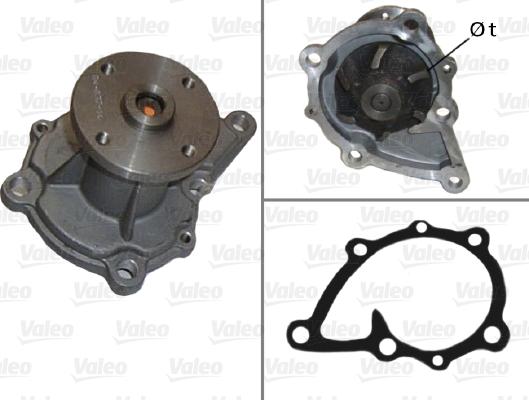 Valeo 506091 - Водяний насос autocars.com.ua