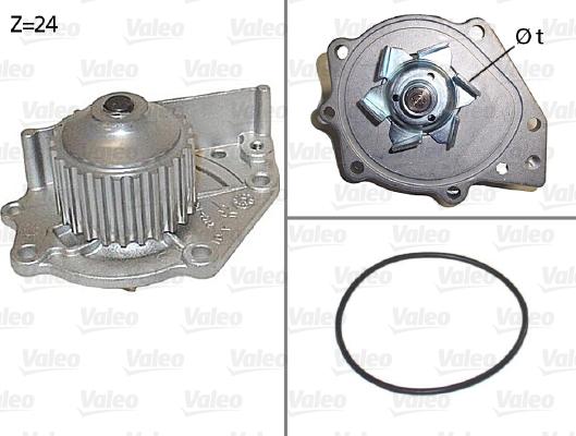 Valeo 506114 - Водяной насос avtokuzovplus.com.ua