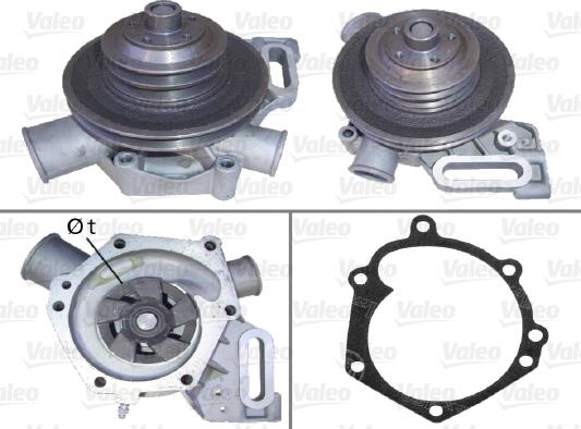 Valeo 506178 - Водяний насос autocars.com.ua