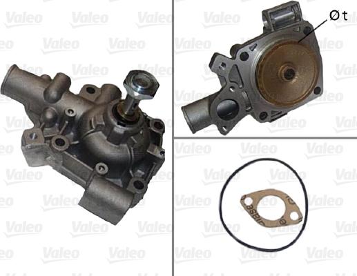 Valeo 506248 - Водяной насос avtokuzovplus.com.ua