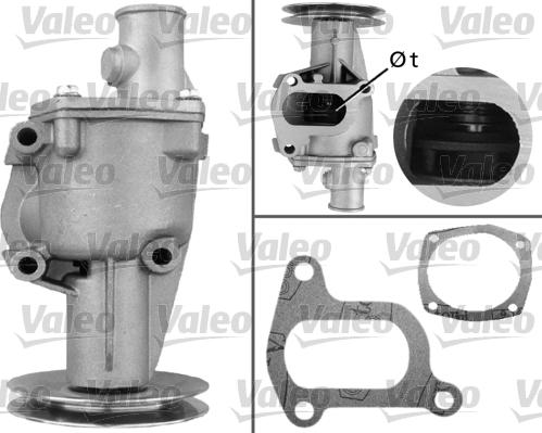 Valeo 506268 - Водяний насос autocars.com.ua