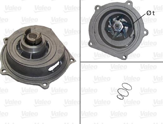 Valeo 506320 - Водяной насос avtokuzovplus.com.ua