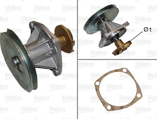 Valeo 506386 - Водяной насос avtokuzovplus.com.ua