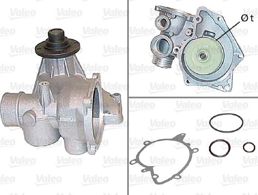 Valeo 506445 - Водяной насос avtokuzovplus.com.ua