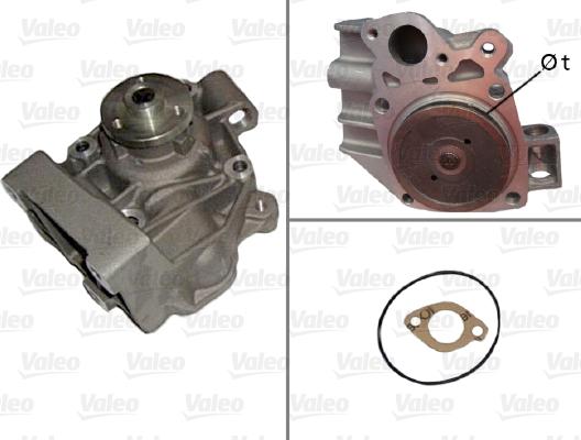 Valeo 506474 - Водяной насос avtokuzovplus.com.ua