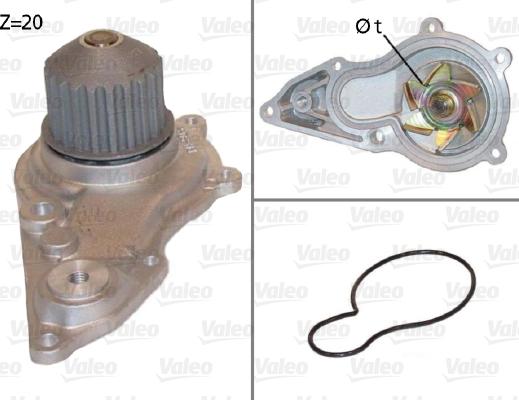 Valeo 506478 - Водяний насос autocars.com.ua