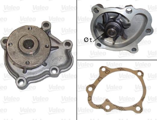 Valeo 506481 - Водяний насос autocars.com.ua