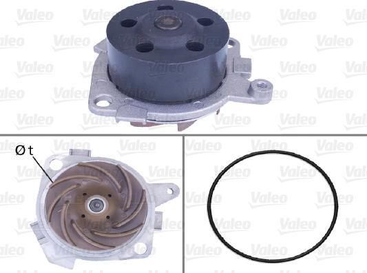 Valeo 506518 - Водяной насос avtokuzovplus.com.ua