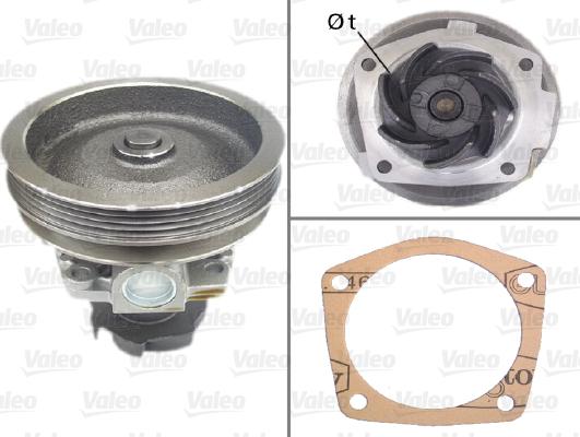 Valeo 506519 - Водяной насос avtokuzovplus.com.ua