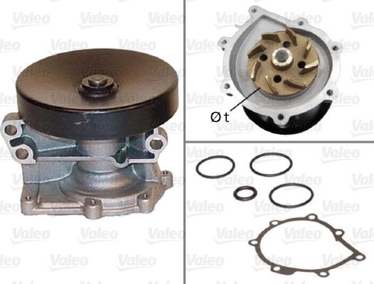 Valeo 506526 - Водяной насос avtokuzovplus.com.ua