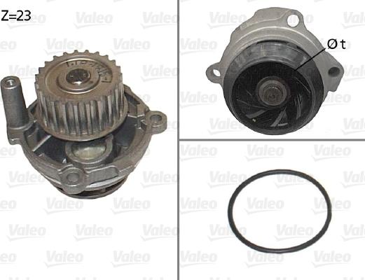 Valeo 506583 - Водяний насос autocars.com.ua