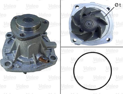 Valeo 506589 - Водяной насос avtokuzovplus.com.ua