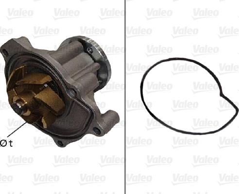 Valeo 506593 - Водяной насос avtokuzovplus.com.ua