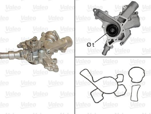 Valeo 506601 - Водяний насос autocars.com.ua