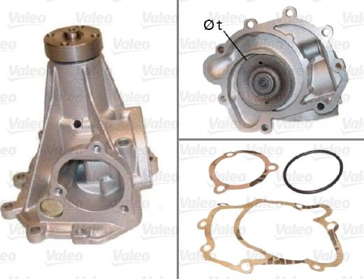 Valeo 506619 - Водяний насос autocars.com.ua